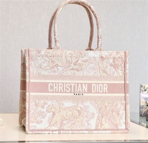 pink dior tote bag|christian dior pink tote.